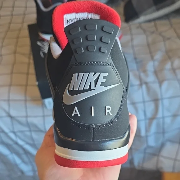 Jordan Black and Red Sneakers - Picture 4 of 12